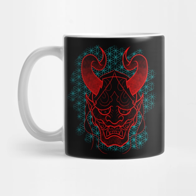 Hannya mask by Jakoboc art